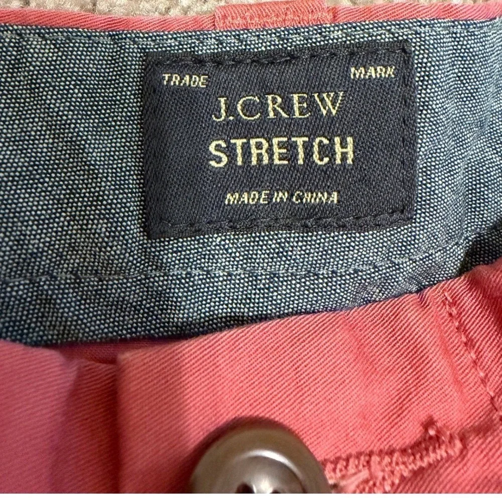 J.‎ Crew Stretch Chino Shorts Coral Pink Men's Size 31 Casual Summer